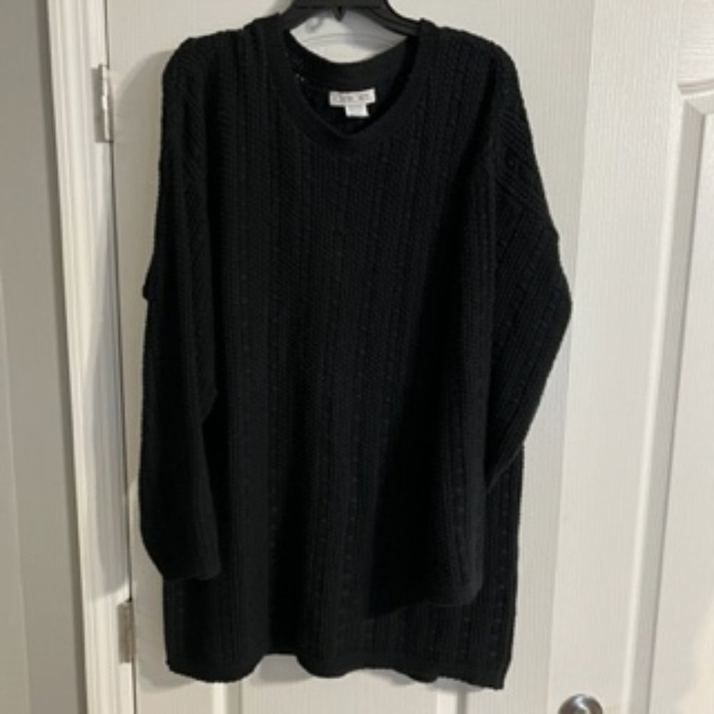 Cherokee Mens Sweater Medium Dark Gray